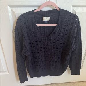 Blue V-Neck Sweater. Never worn. Size L.